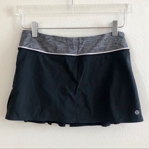Super Cute Lululemon Black Skort, Size 4 🌺